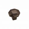 Bronze Octagon Knob 1-1/4" Espresso