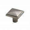 Bronze Pyramid Knob 1-1/4" Platinum