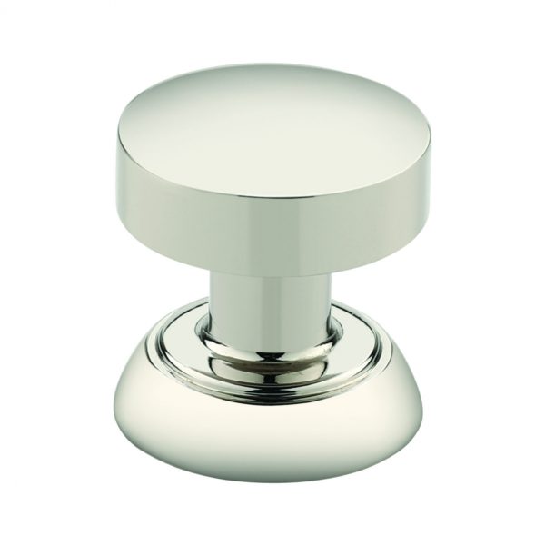 Detroit Cabinet Knob Polished Nickel Medium