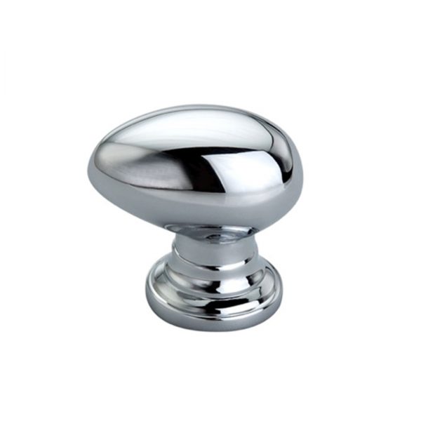 Hammered Bird Knob Polished Nickel Large