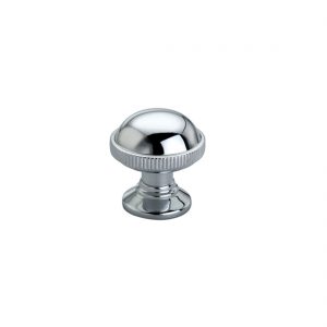 Hammered Cabinet Knob Polished Nickel Medium