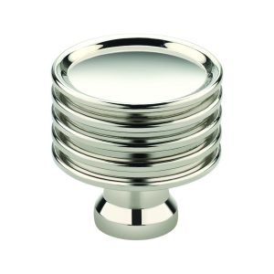 Leeds Cabinet Knob Polished Nickel Large