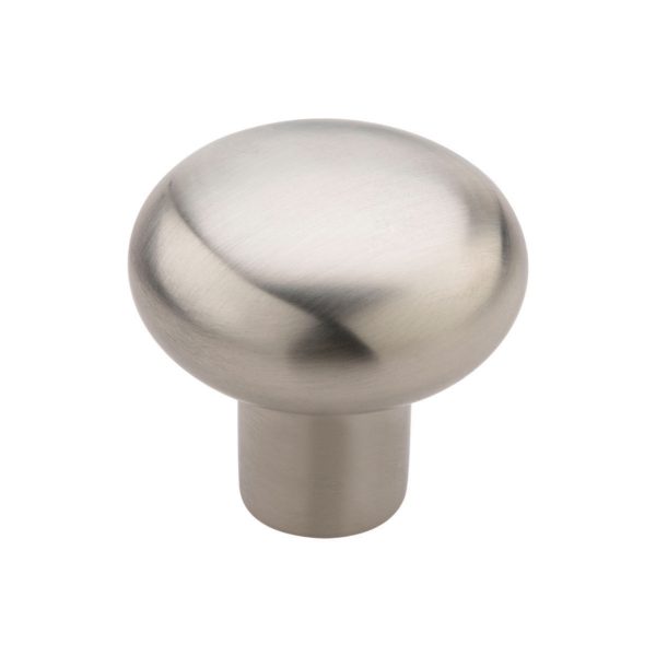 Mushroom Knob Satin Nickel Small