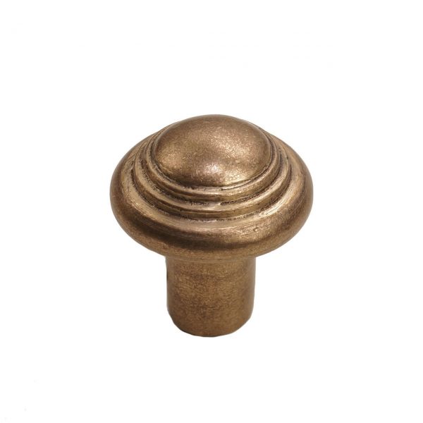 Bronze Button Round Knob 1-1/4" Platinum - Image 3