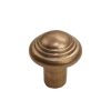 Bronze Button Round Knob 1-1/2" Champagne