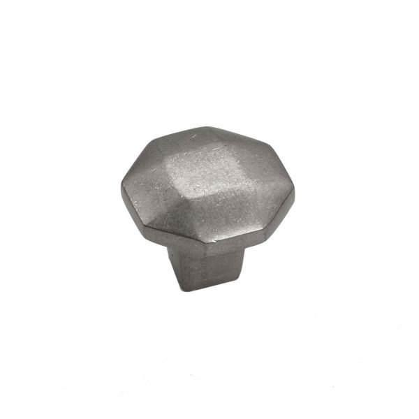 Bronze Octagon Knob 1-1/4″ Platinum