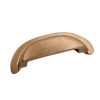 Bronze Flat Round Bin Pull 4-1/4″ Champagne
