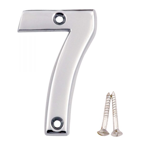 Brass Numeral 7