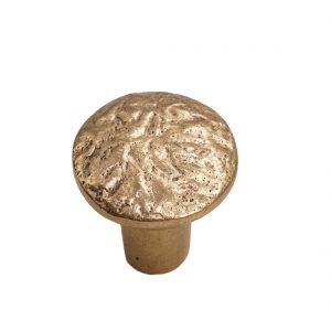 Bronze Textured Round Knob 1-1/2" Champagne