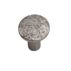 Bronze Textured Round Knob 1-1/2″ Platinum