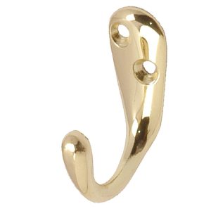 Hook 1-1/3" Pb (Polished Brass)