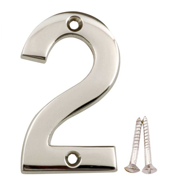 Brass Numeral 2