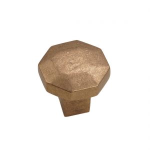 Bronze Octagon Knob 1-1/2" Champagne
