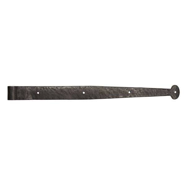 Solid Bronze Textured Band Hinge - Bean - 24" Long - Image 4