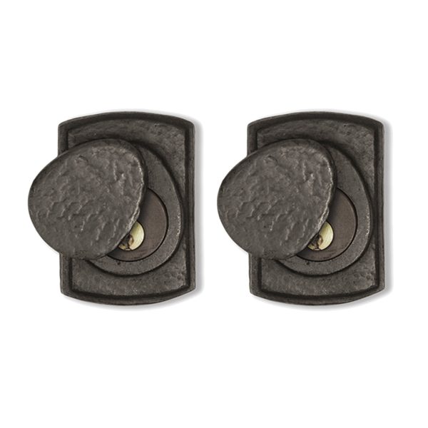 Solid Bronze Textured Arch Double Cylinder Deadbolt