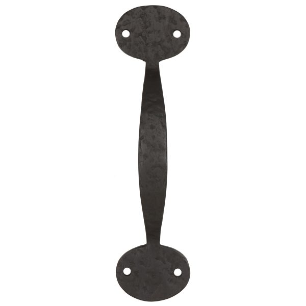 Solid Bronze Textured Gate & Door Pull - Bean - Slim