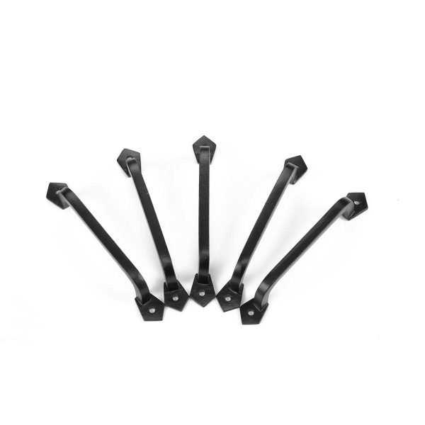 5-pack-Cast Iron 6" Square Cabinet & Drawer Pull Handle