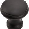 Cast Iron 1-1/8" Round Edge Iron Cabinet Knob
