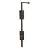 Solid Bronze 20" Textured Cane Bolt