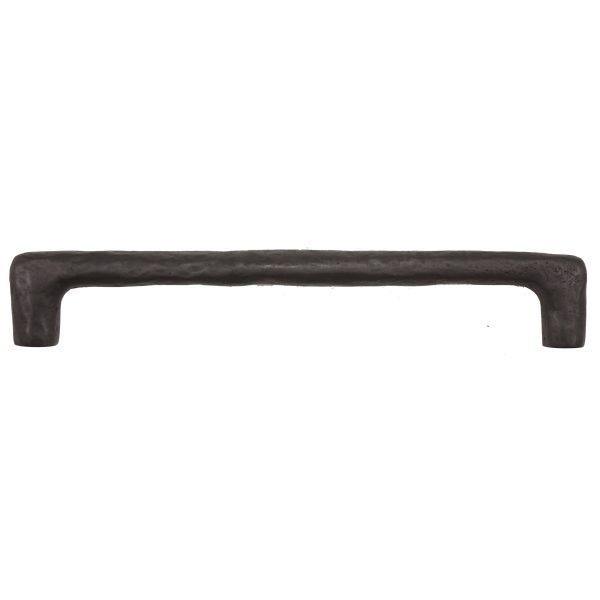 Side-Solid Bronze Textured 8" CC Bar Style Cabinet Pull
