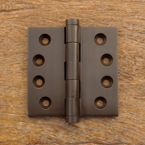 Solid Cast Bronze 4-1/2" x 4-1/2" Butt Hinge - Oil-Rubbed Bronze