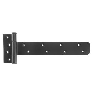 Solid Bronze T-Hinge - 11-3/4" - Black