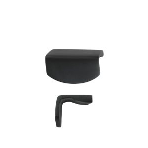 Solid Bronze 2" Section Cabinet Handle - Black