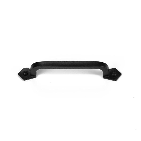 Horizontal-Cast Iron 6" Square Cabinet & Drawer Pull Handle