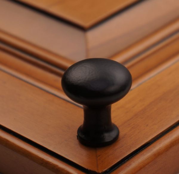 Cast Iron 1-1/8" Tall Round Iron Cabinet Knob