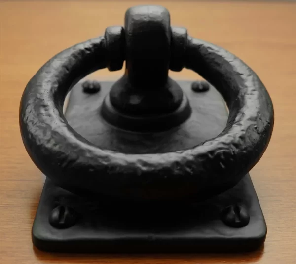 Cast Iron 4.5'' Ring Pull-Door & Gate Handle