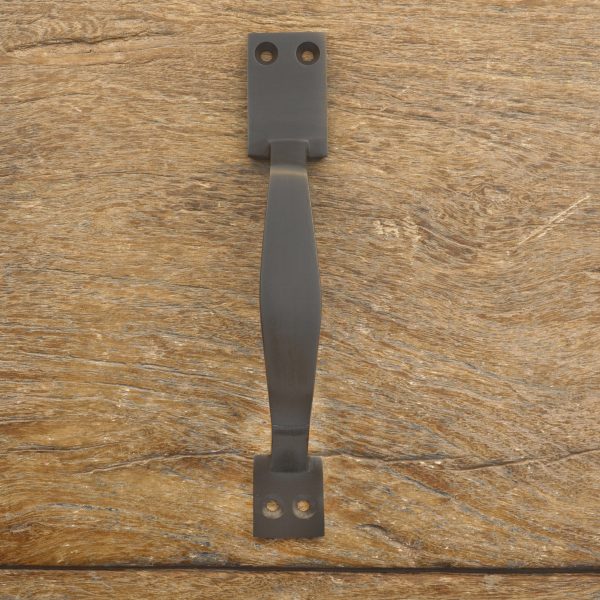 Solid Bronze Rectangular Pull Handle - Oil-Rubbed Bronze