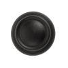 Top - Side - Cast Iron 1" Tall Edge Iron Cabinet Knob