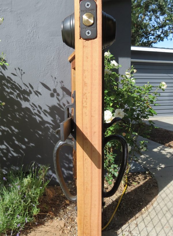 Solid Bronze Textured Double Thumb Latch